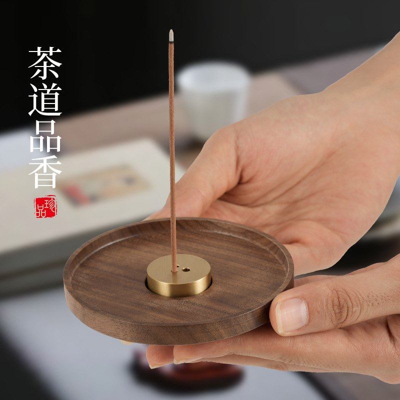 胡桃木线香香插禅意线香沉香座藏香批发托日式香香盘厂家熏香炉,淘宝优惠券,粉丝福利购,淘宝优惠卷