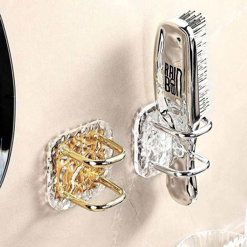 水波纹吹风机置物架壁挂式免打孔浴室收纳架高级感,淘宝优惠券,粉丝福利购,淘宝优惠卷