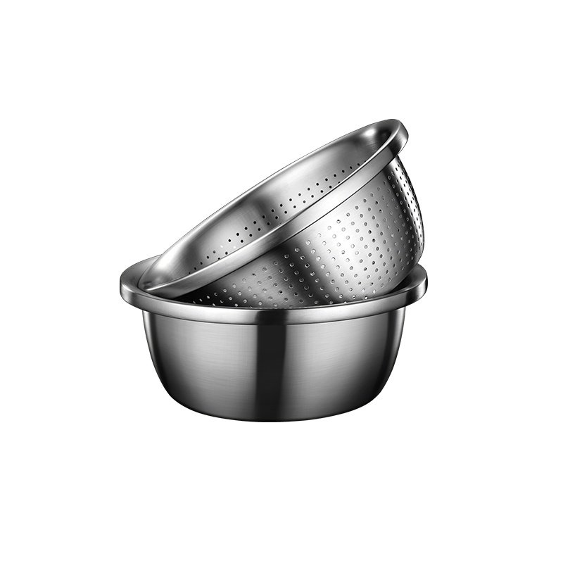 德国304不锈钢洗菜盆沥水篮滤沥水盆淘米洗米筛厨房家用盆子漏盆,淘宝优惠券,粉丝福利购,淘宝优惠卷