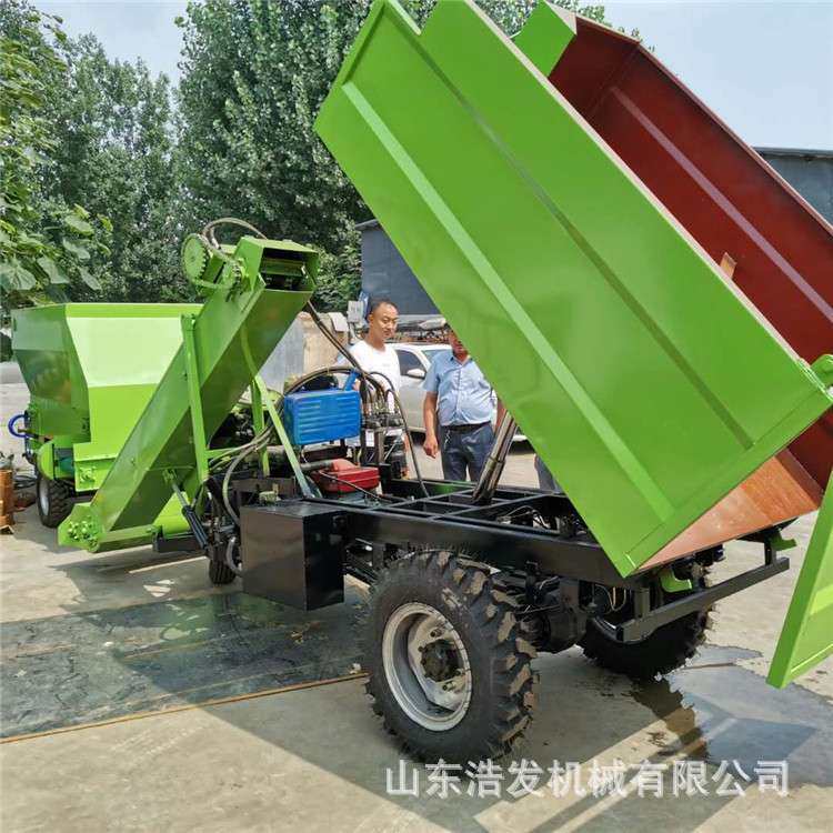 车载式养牛场粪便刮粪车液压自卸式全自动铲粪车奶牛场三轮清粪车,淘宝优惠券,粉丝福利购,淘宝优惠卷