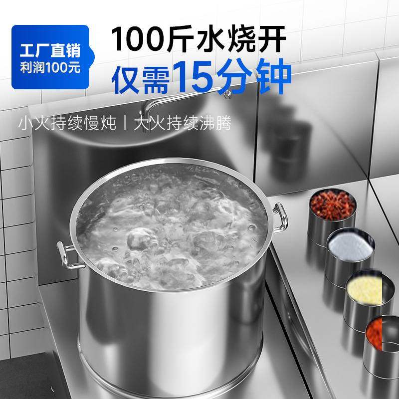 驰能商用电磁炉大功率煲汤炉8KW-15KW低汤炉电磁灶熬汤炉矮汤炉,淘宝优惠券,粉丝福利购,淘宝优惠卷