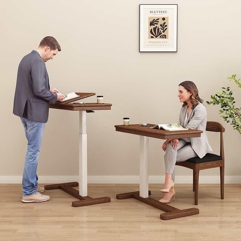 新款实木床边桌带轮可移动升降笔记本电脑桌沙发边桌边几床上桌子,淘宝优惠券,粉丝福利购,淘宝优惠卷