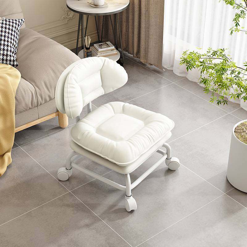 家用万向轮凳子客厅旋转轮滑云朵凳椅子成人休闲跨境靠背换鞋凳凳,淘宝优惠券,粉丝福利购,淘宝优惠卷