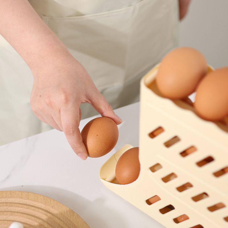 鸡蛋托架收纳盒厨房置物架家用多功能保鲜盒分格收纳神器,淘宝优惠券,粉丝福利购,淘宝优惠卷