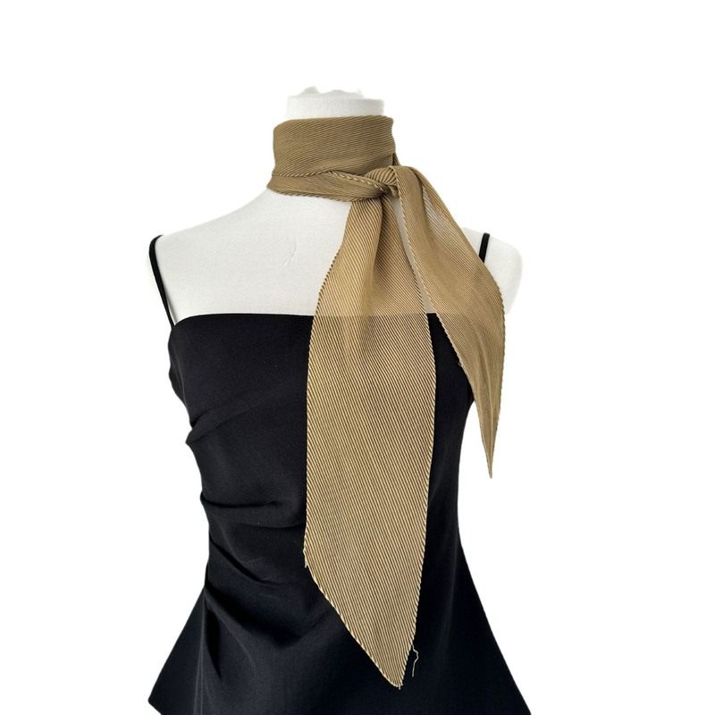 新品 韩国春夏百搭压皱纯色长条丝巾女洋气发带气质领巾绑包护颈,淘宝优惠券,粉丝福利购,淘宝优惠卷