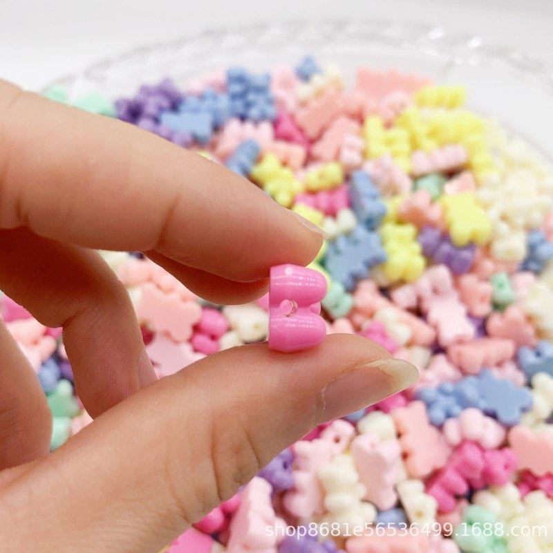 新品 配件马卡龙色卡通浅色儿童 DIY串珠手机链材料饰品散珠,淘宝优惠券,粉丝福利购,淘宝优惠卷