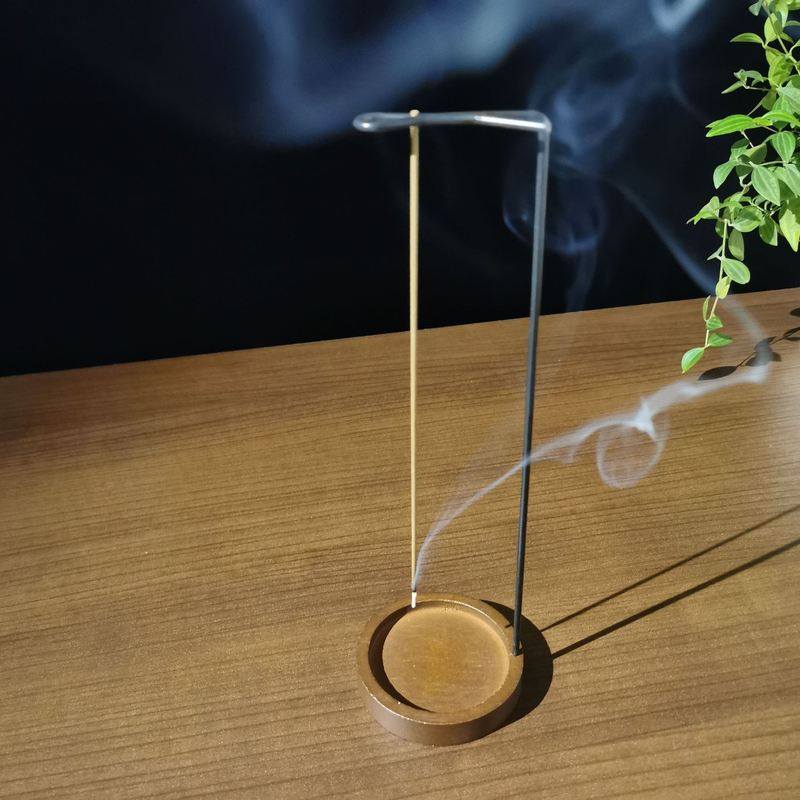 倒挂线香插摆件金属支架铜棒香香炉熏香底座中式器倒流道挂倒置挂,淘宝优惠券,粉丝福利购,淘宝优惠卷