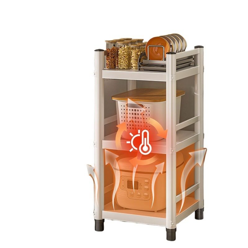 抽拉式锅架子厨房用品落地式具夹缝储多层架收纳物微波炉锅架烤箱,淘宝优惠券,粉丝福利购,淘宝优惠卷