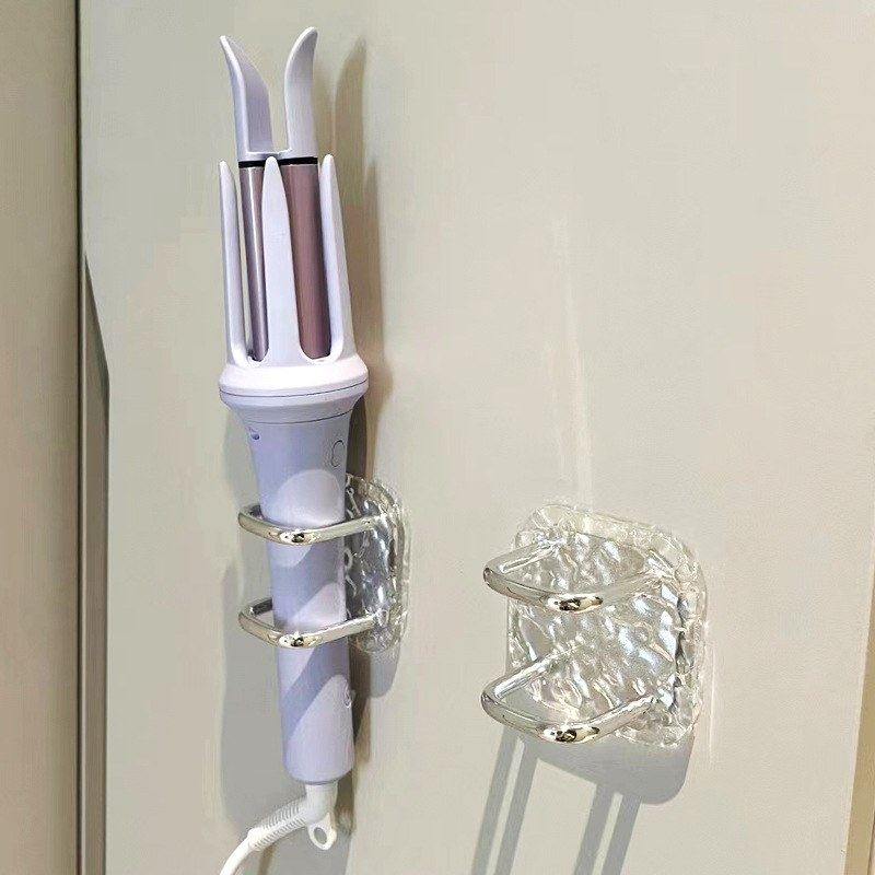 水波纹吹风机置物架壁挂式免打孔浴室收纳架高级感,淘宝优惠券,粉丝福利购,淘宝优惠卷