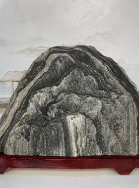 泰山石敢当天然观赏石室内外客厅玄关办公室靠山石原石奇石摆件