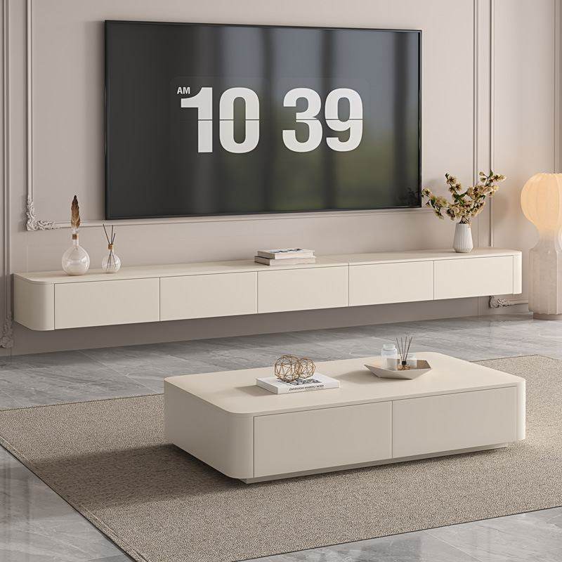 岩板电视柜茶几组合现代简约小户型客厅地台轻奢地柜落地电视机柜,淘宝优惠券,粉丝福利购,淘宝优惠卷