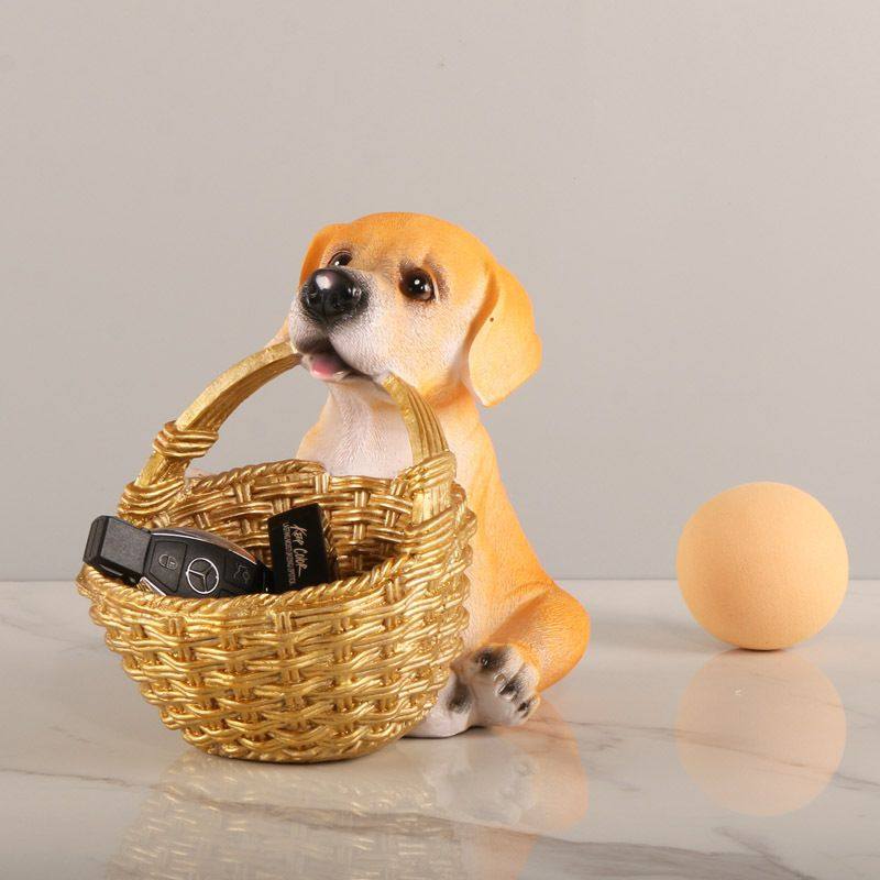 创意可爱狗狗放钥匙收纳装饰客厅收纳盒玄关桌面鞋柜家居摆件,淘宝优惠券,粉丝福利购,淘宝优惠卷