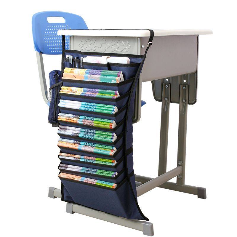 初中生纯色5层8层书袋配防滑书袋物课桌储绳层收纳11多功能神器挂,淘宝优惠券,粉丝福利购,淘宝优惠卷