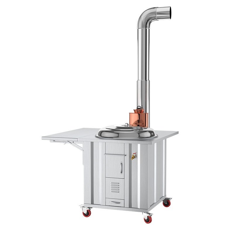 农村柴火灶土灶台家用烧木柴不锈钢可移动室内大锅台炉子,淘宝优惠券,粉丝福利购,淘宝优惠卷