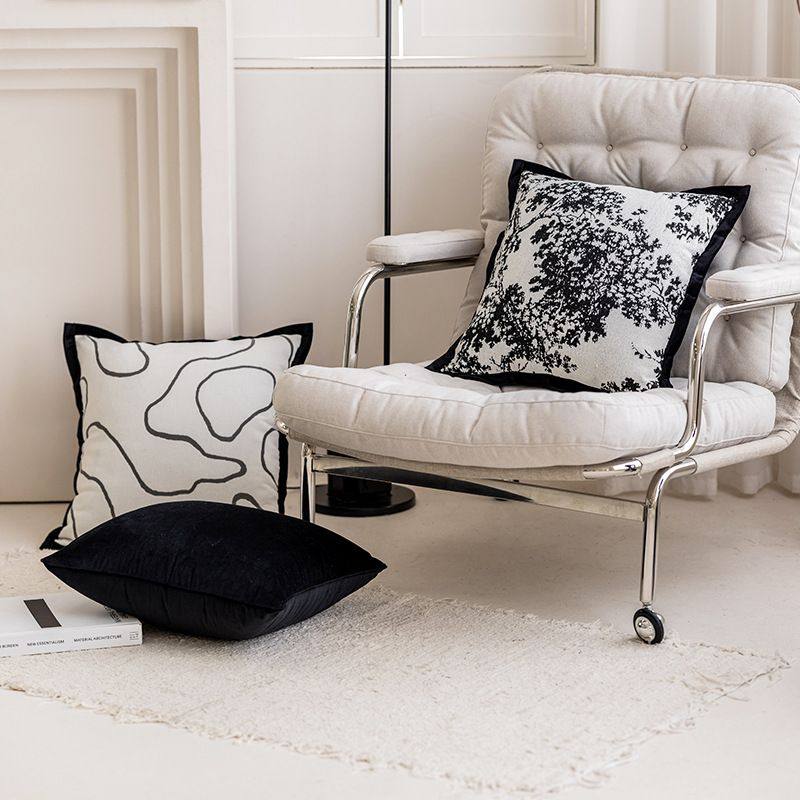 新品 北欧ins沙发抱枕靠垫样板房现代简约靠枕民宿黑白奶茶色腰靠,淘宝优惠券,粉丝福利购,淘宝优惠卷