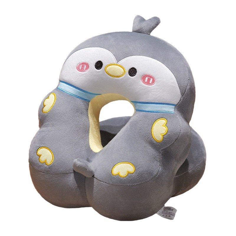 可爱小企鹅水豚凉席睡觉办公室午睡趴小学生抱枕睡午休桌子枕神器,淘宝优惠券,粉丝福利购,淘宝优惠卷