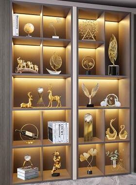 轻奢酒柜装饰品摆件现代工艺品柜摆设邮玄关餐家居客厅办公室边包