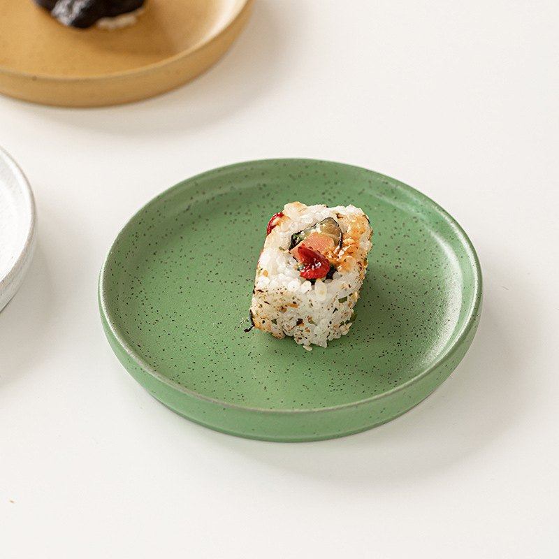 玖田烧粗陶吐餐具碟特色值高冷菜凉菜陶瓷复古酒店颜骨小吃碟子盘,淘宝优惠券,粉丝福利购,淘宝优惠卷