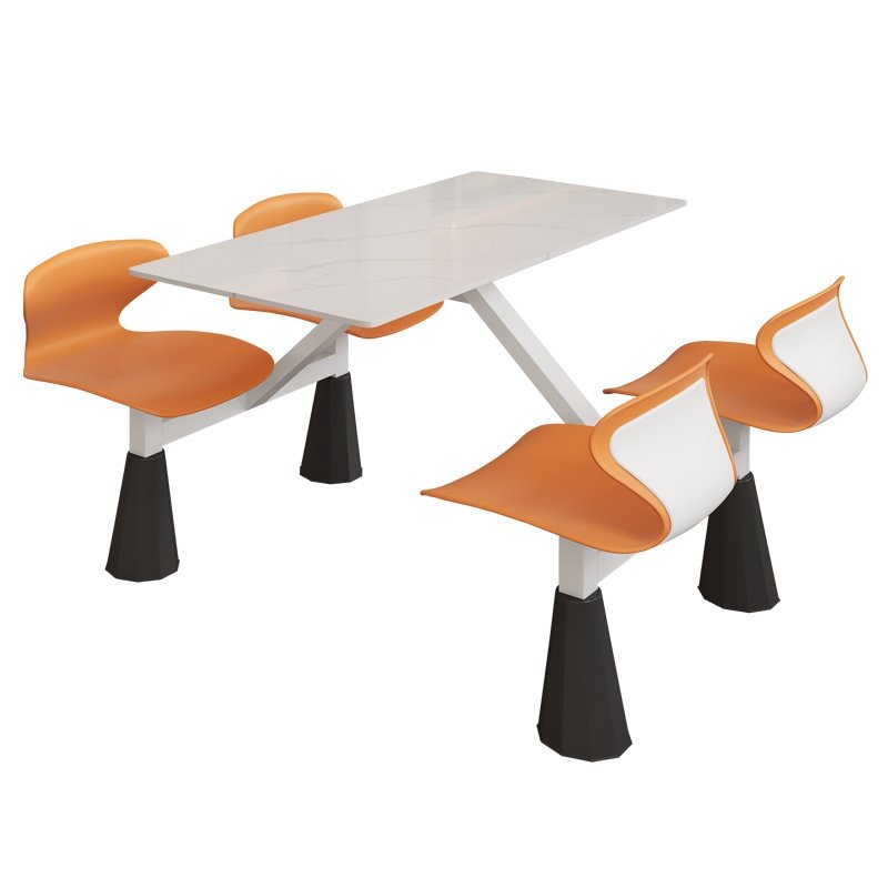 学校食堂连体餐桌椅员工快餐店食堂餐桌椅人四美食城连体位服务区,淘宝优惠券,粉丝福利购,淘宝优惠卷