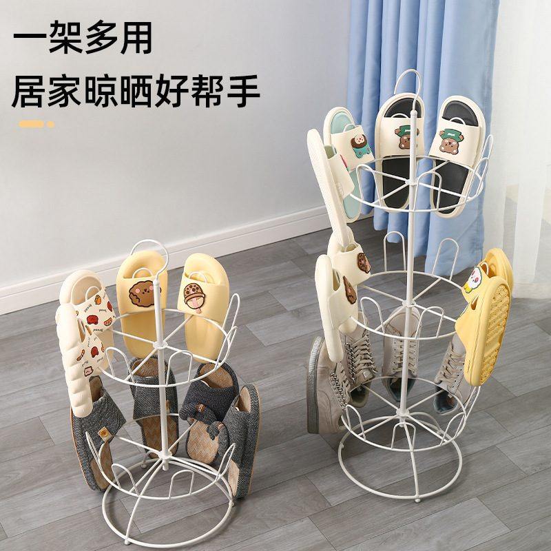 简易多层晾鞋架批发落地家用子阳台晒门口拖鞋旋转式收纳架鞋柜,淘宝优惠券,粉丝福利购,淘宝优惠卷
