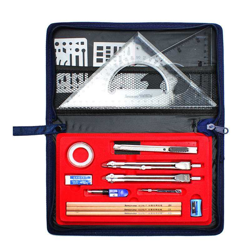 金丝猴5025绘图拉链包绘图绘图丁字尺绘图制图工具建筑包套装工具,淘宝优惠券,粉丝福利购,淘宝优惠卷