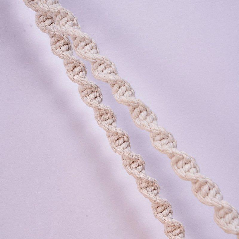 手工编织棉绳置物架壁挂式墙民宿花盆挂件植架阳台绿家居装饰饰,淘宝优惠券,粉丝福利购,淘宝优惠卷