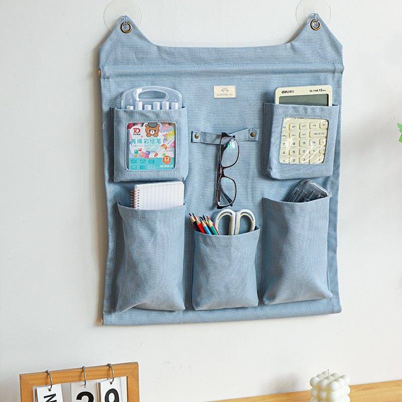日式加厚帆布儿童收纳挂家用袋袋杂物壁挂式物储首饰收纳袋大容量,淘宝优惠券,粉丝福利购,淘宝优惠卷