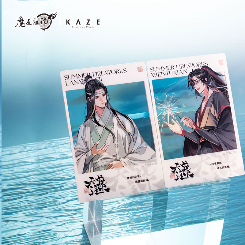 KAZE 魔道祖师动画正版周边 花火天涯魏无羡蓝忘机亚克力立牌 - 图2