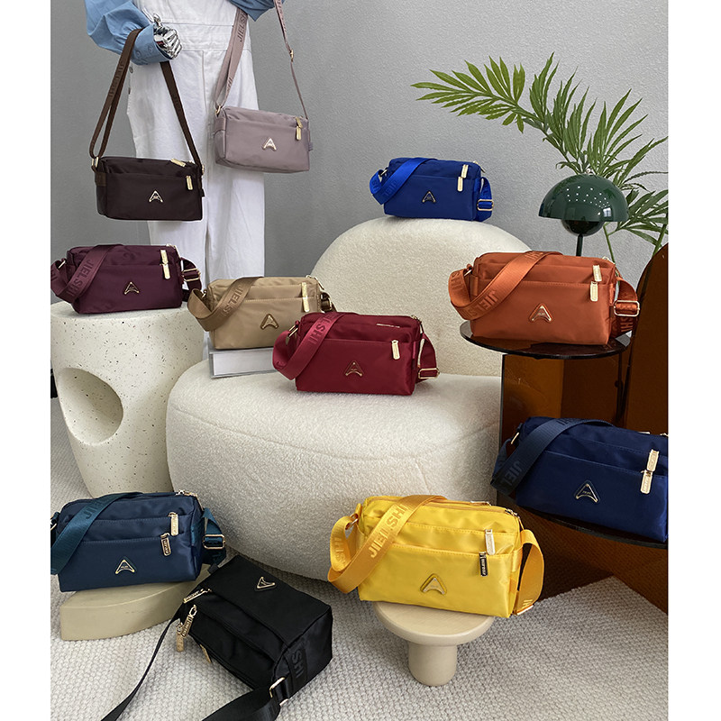 牛津布包包女中老年妈妈包多层迷你小方包百搭简约尼龙斜挎单肩包,淘宝优惠券,粉丝福利购,淘宝优惠卷