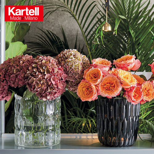 Kartell意大利进口客厅插花摆件简约意式摆件花桶花瓶MATELASSE - 图1