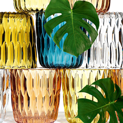 Kartell意大利进口简约装饰花瓶客厅办公室摆件透明果冻花瓶JELLY - 图3