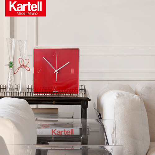 Kartell意大利原装进口简约复古欧式挂钟时钟摆件装饰TIC&TAC - 图0