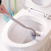 Toilet brush household soft-bristled long-handled toilet brush without dead ends, bathroom supplies wall-mounted cleaning brush durable