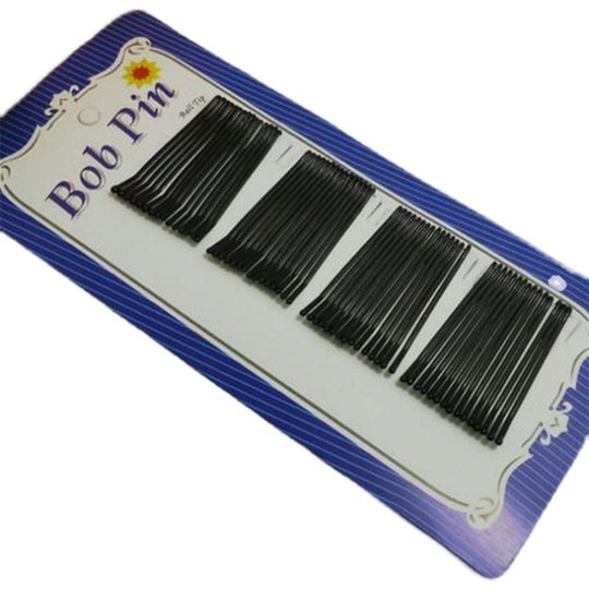 Black clip, wavy hairpin, metal hairpin, jewelry, headwear accessories, high-temperature paint technology, durable