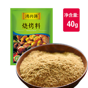 烧烤料 鸿兴源烧烤粉油炸调料羊肉串撒料烤鸡翅佐料 烤肉料6袋装