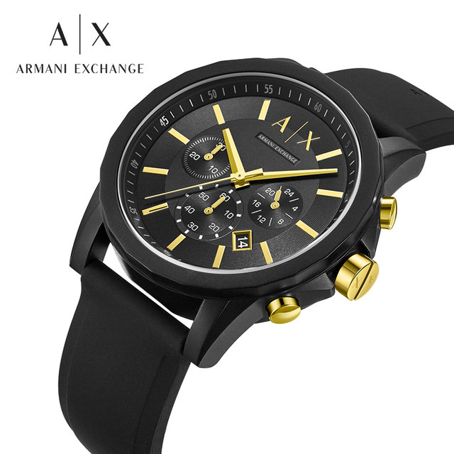 armani exchange watch waterproof