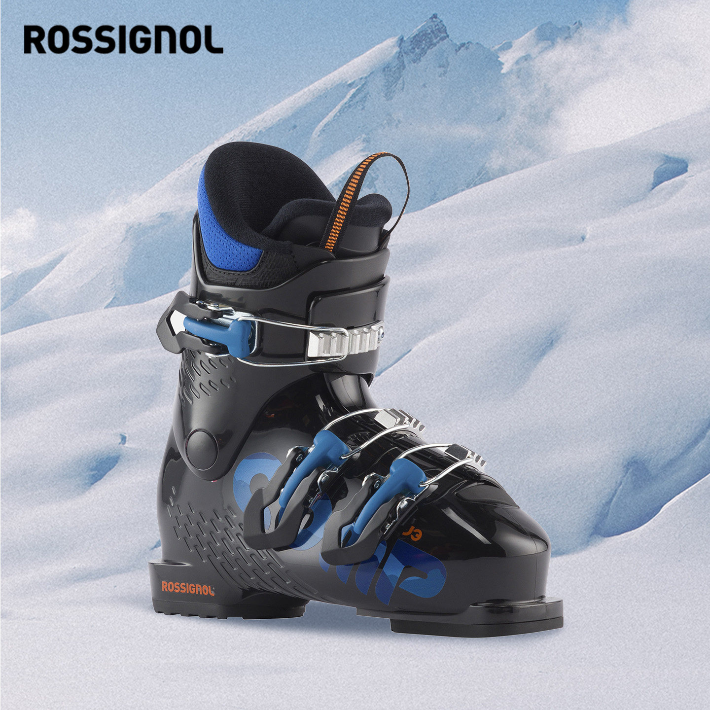 ROSSIGNOL卢西诺金鸡儿童青少年双板滑雪鞋COMP J3滑雪装备2425款,淘宝优惠券,粉丝福利购,淘宝优惠卷