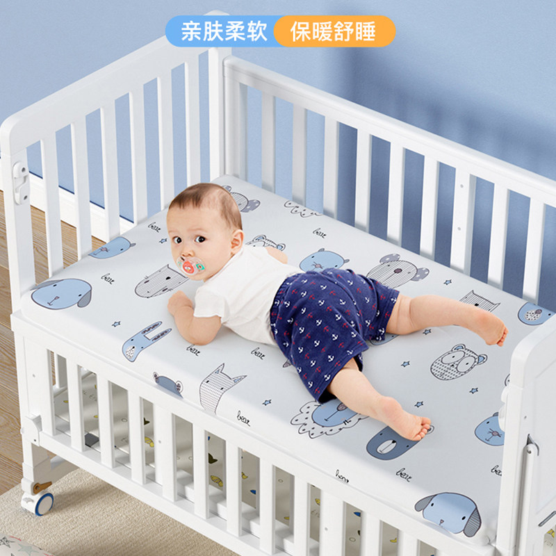 南极人婴儿床实木欧式可移动bb大床 南极人星宝琪婴儿床