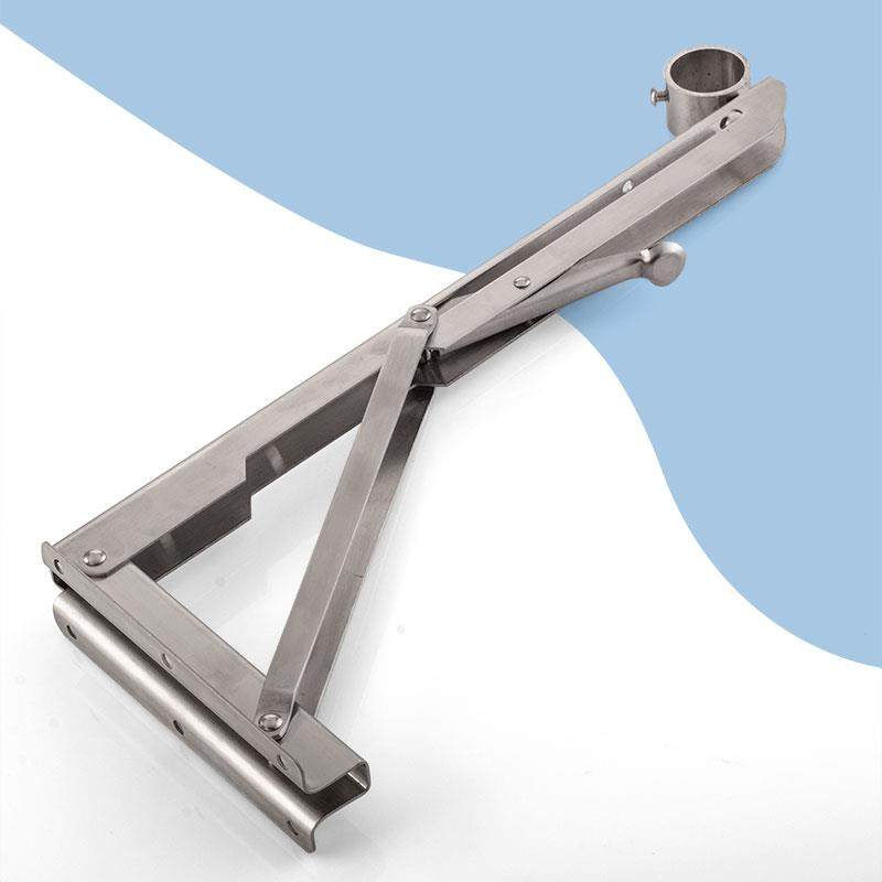 晾衣杆三角支撑架侧装墙壁折叠窗户晾衣架挂室外窗外晒衣杆固定器