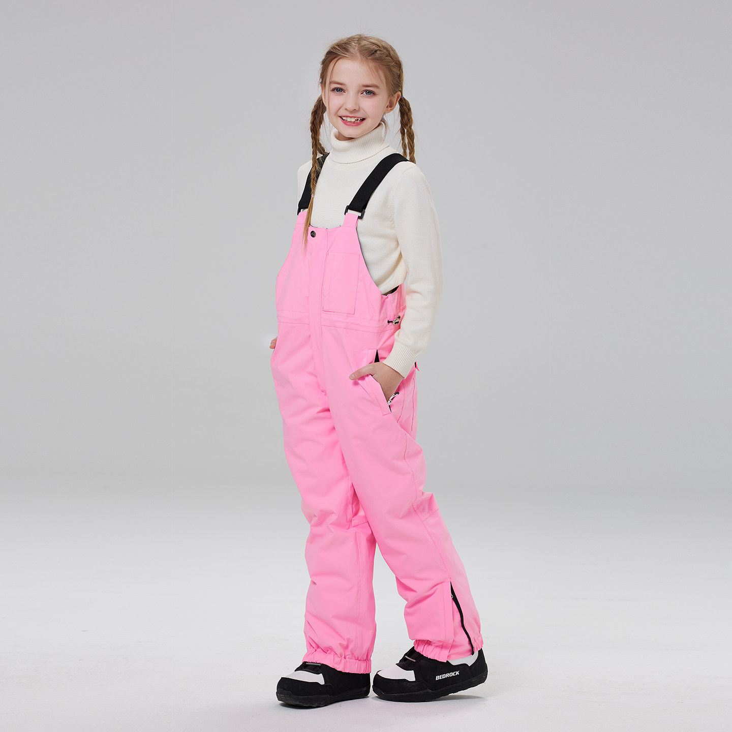 儿童滑雪裤男童女童单板双板滑雪背带裤冬季雪乡保暖加厚防雪裤,淘宝优惠券,粉丝福利购,淘宝优惠卷