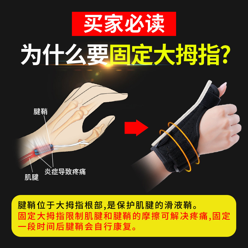 医用腱鞘炎囊肿腱鞘护腕扭伤手套 kangwsji刭忆护具（器械）