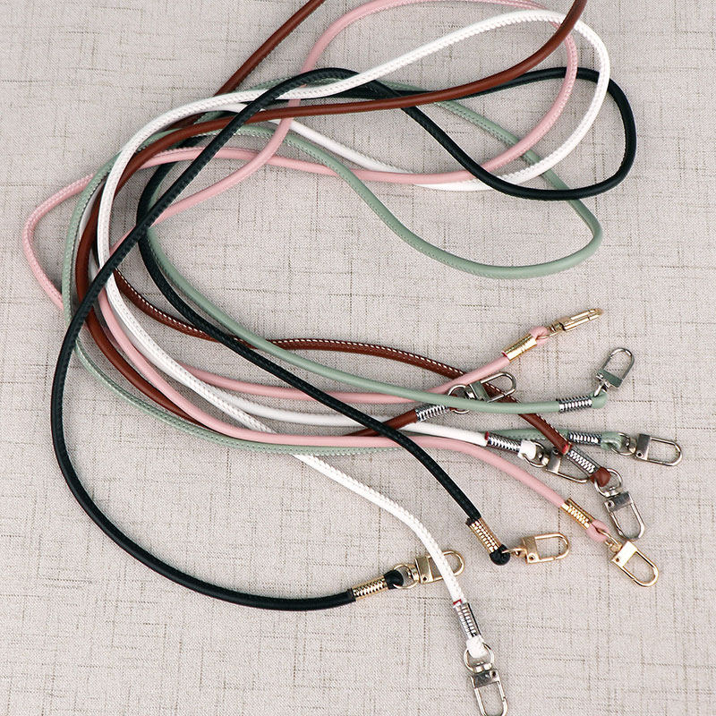 皮绳背带圆替换斜挎包带包链diy手拎挂绳肩带配件包绳细背口金包,淘宝优惠券,粉丝福利购,淘宝优惠卷