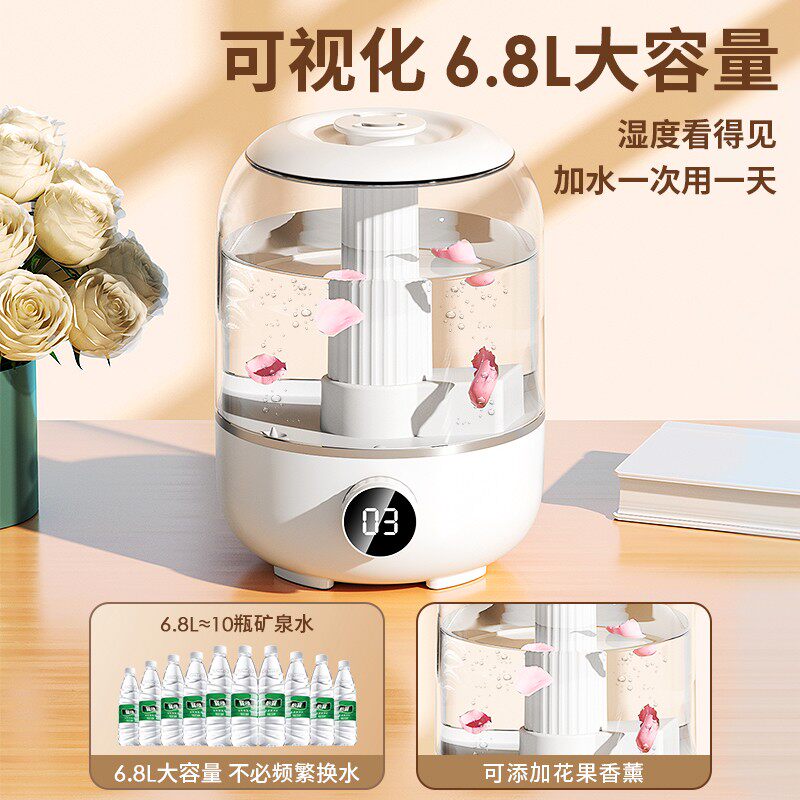大雾量家用双喷大容量静音加湿器 好意诗USB加湿器