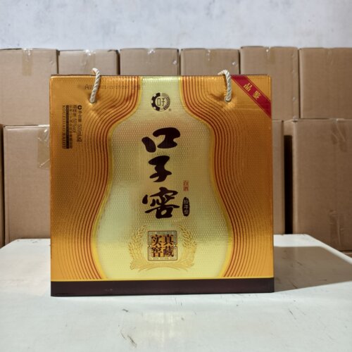 41度50度口子窖10年十年礼盒装安徽纯粮固态发酵兼香型酒 - 图1