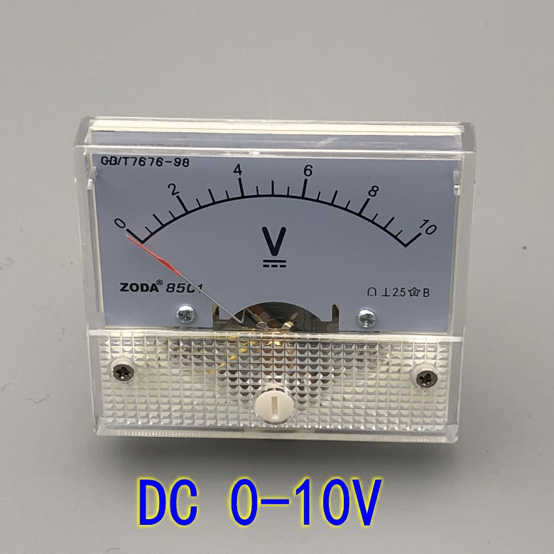 浙江中达85C1直流电压表电压表安培表指针机械表面板尺寸64*56MM-图1