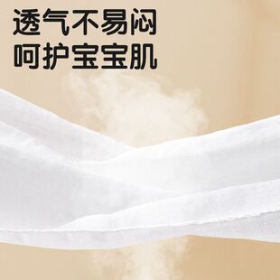 棉之润婴儿纱布尿布纯棉尿戒子布可水洗8片