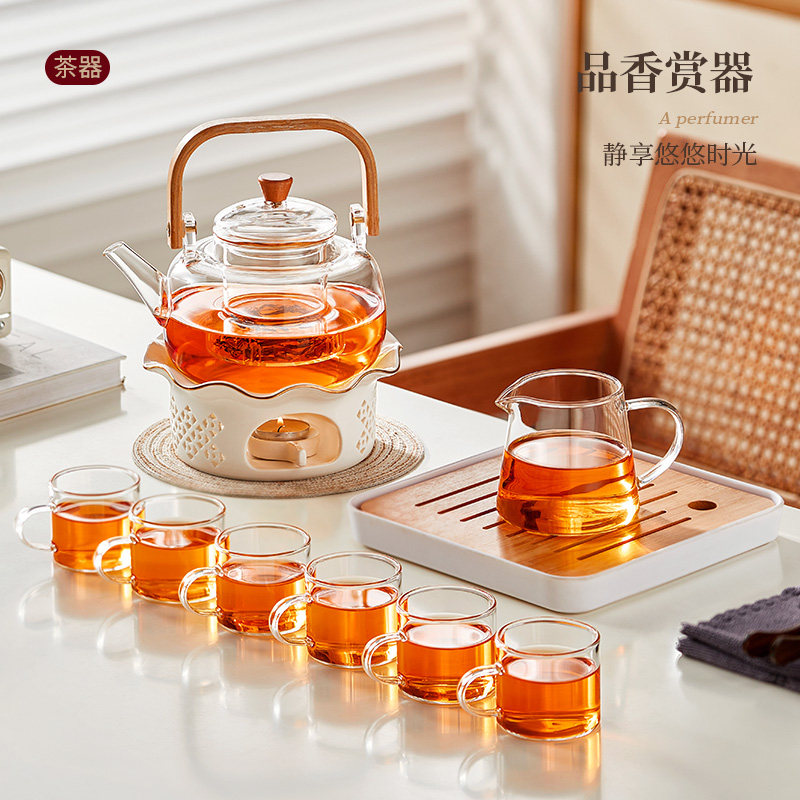 忆壶茶温茶炉玻璃茶壶蜡烛暖茶炉家用陶瓷底座保温炉泡花茶煮茶炉,淘宝优惠券,粉丝福利购,淘宝优惠卷