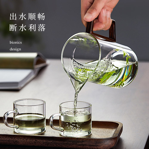 忆壶茶玻璃泡茶壶2026新款绿茶泡茶器月牙公道杯耐热分茶器茶具_虎窝淘