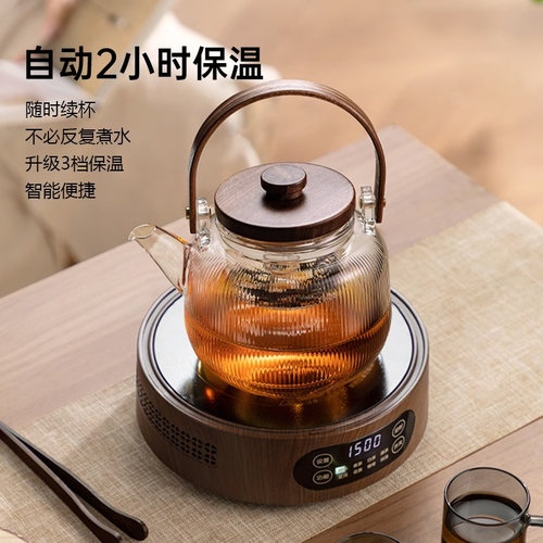 忆壶茶2026新款煮茶器蒸煮茶壶电陶炉煮茶套装耐高温家用烧水壶 - 图3