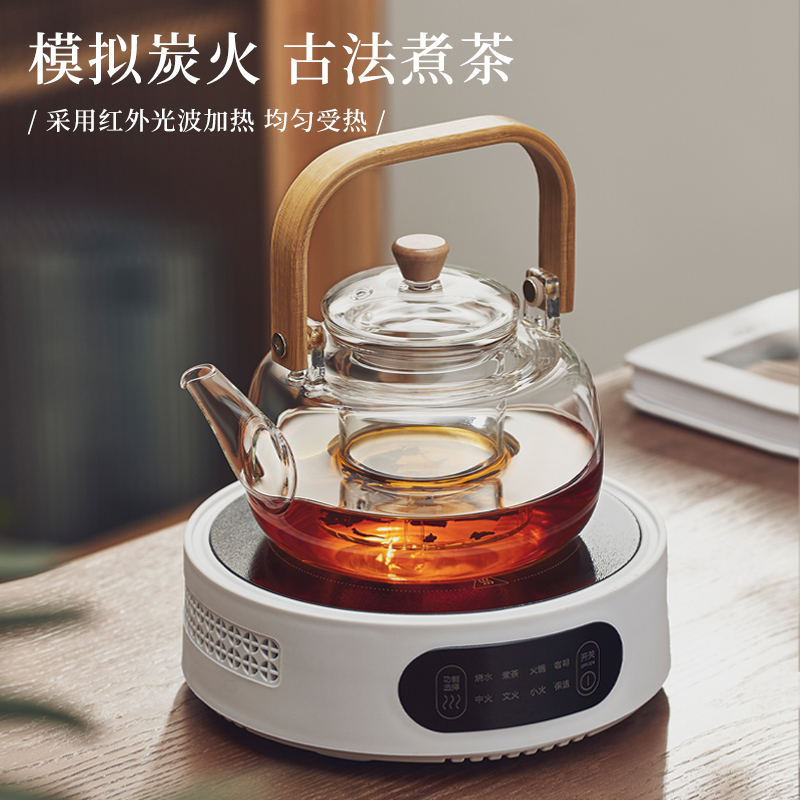 电陶炉小型煮茶器家用大功率静音烧水炉电热炉多功能新款蒸煮茶炉-图2